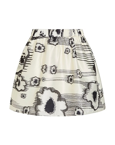 STINE GOYA Mini skirt Ivory 74% Recycled polyester, 21% Polyamide, 5% Metal