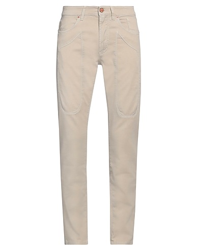 JECKERSON Pantalone Beige 78% Cotone, 20% Cotone riciclato, 2% Elastan