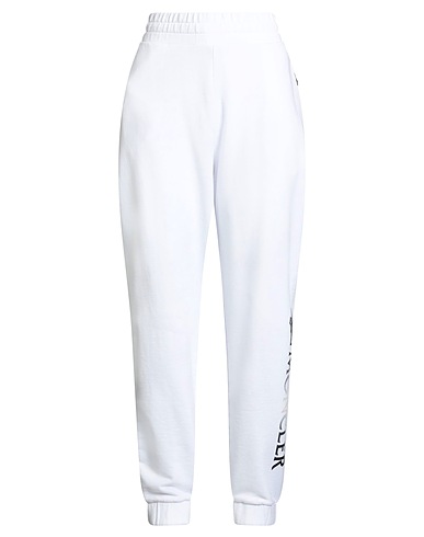 MONCLER Casual trouser White 100% Cotton