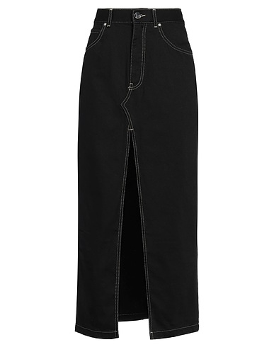 PINKO Denim skirt Black 100% Cotton
