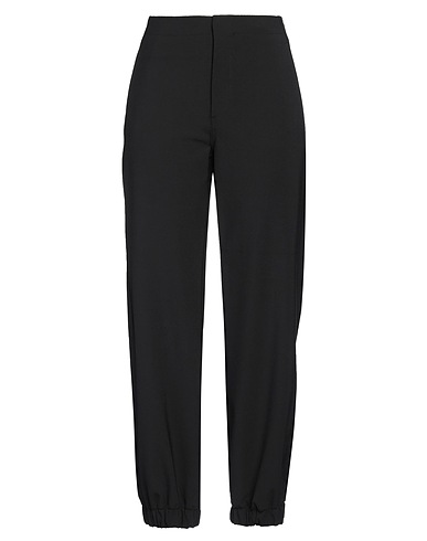 DONDUP Casual trouser Black 53% Polyester, 43% Virgin Wool, 4% Elastane