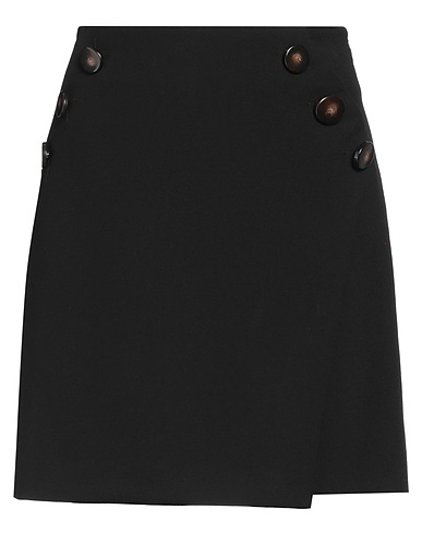 BA&SH Mini skirt Black 64% Polyester, 27% Viscose, 6% Cotton, 3% Elastane