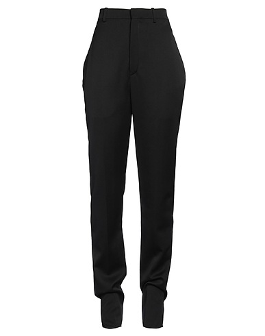 SAINT LAURENT Casual παντελόνι Μαύρο 100% Μαλλί