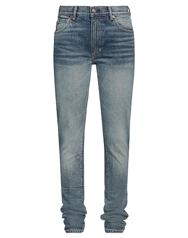 TOM FORD Denim pants Blue 100% Cotton, Polyester, Polyurethane