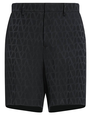 VALENTINO GARAVANI Shorts & Bermuda Black 100% Silk