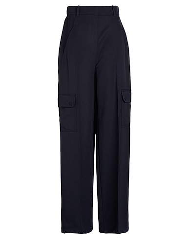 MCQUEEN Casual pants Midnight blue 100% Wool
