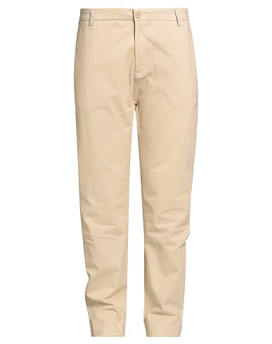 ALPHA STUDIO Casual trouser Beige 97% Cotton, 3% Elastane