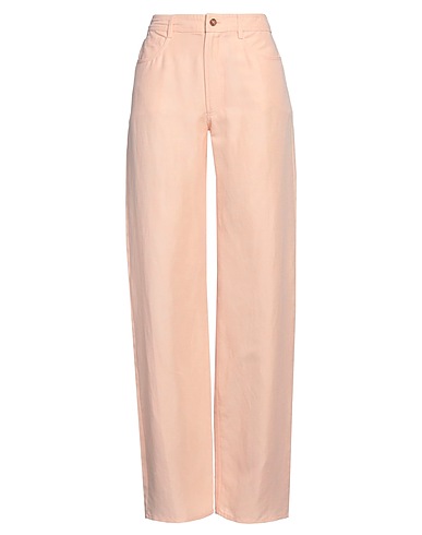 LOULOU STUDIO Pantalone Rosa 53% Viscosa, 47% Lino