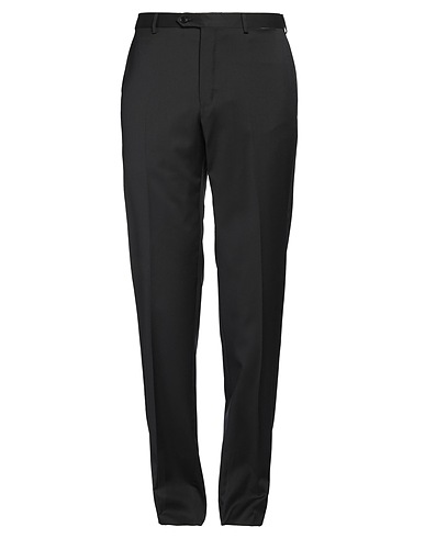 PAL ZILERI Casual trouser Charcoal 100% Wool
