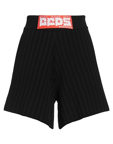 GCDS Shorts & Bermuda Black 100% Cotton