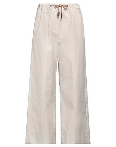 'S MAX MARA パンツ ベージュ コットン 66% / ポリエステル 34%