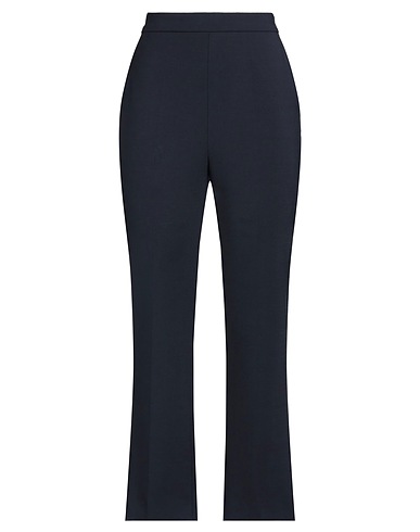 MAX MARA Casual trouser Midnight blue 96% Virgin Wool, 4% Elastane