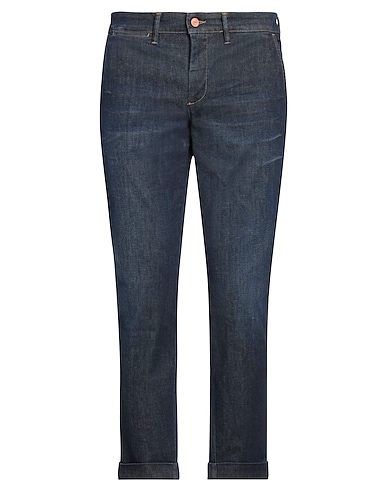 JECKERSON Denim trousers Blue 91% Cotton, 7% Elastomultiester, 2% Elastane