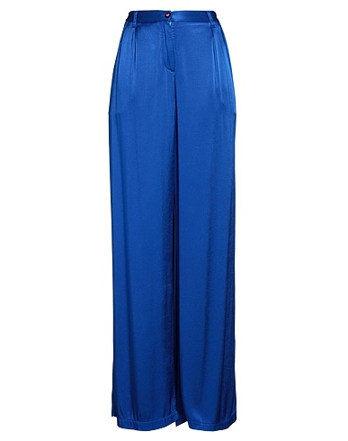 I LOVE MP Casual trouser Bright blue 100% Viscose