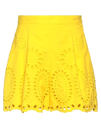 IDANO Shorts & Bermuda Yellow 100% Cotton