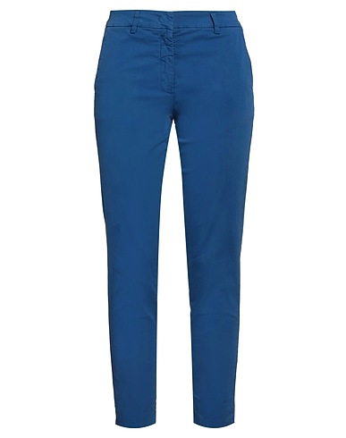 ROSSOPURO Casual pants BLU CHIARO 96% Cotton, 4% Elastane