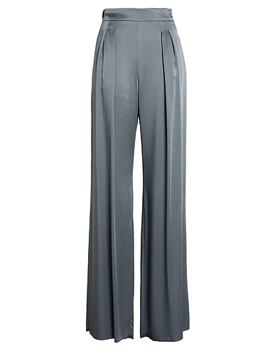 MAX MARA STUDIO Casual trouser Grey 71% Acetate, 29% Viscose