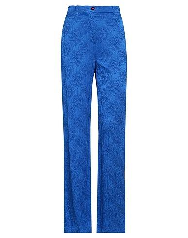 I LOVE MP Casual trouser Blue 100% Viscose, Cotton
