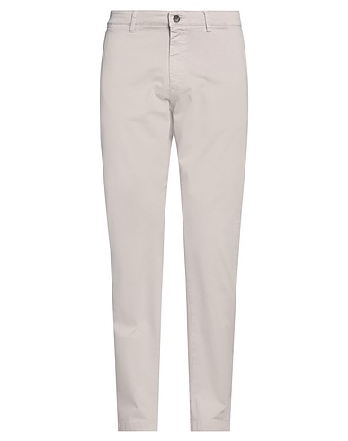 BARBOUR Casual trouser Light grey 98% Cotton, 2% Elastane