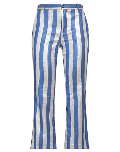 I LOVE MP Casual pants Silver 64% Viscose, 24% Polyamide, 9% Polyester, 3% Elastane