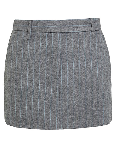 MAX&Co. Mini skirt JOKEY
 Grey 66% Polyester, 33% Viscose, 1% Elastane