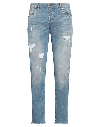 MESSAGERIE Denim pants Blue 98% Cotton, 2% Elastane