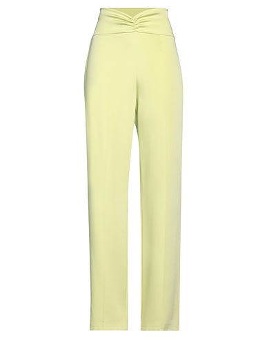 ESCADA Casual trouser Lime green 97% Silk, 3% Elastane