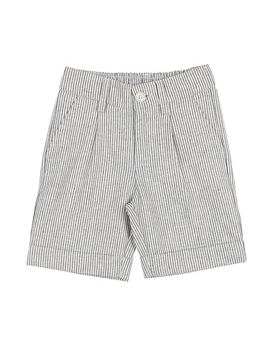 PLEASE Shorts & Bermuda Slate blue 53% Linen, 45% Cotton, 2% Elastane