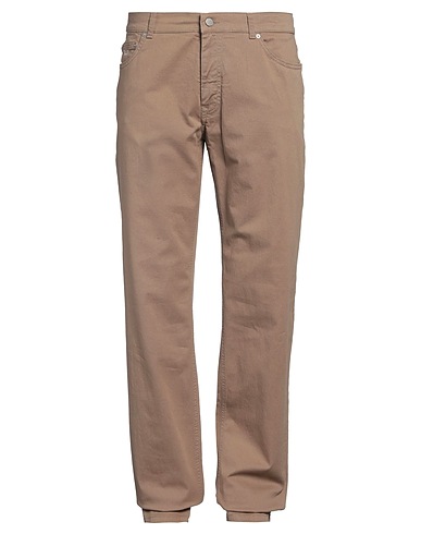 HARMONT & BLAINE Casual trouser Khaki 97% Cotton, 3% Elastane