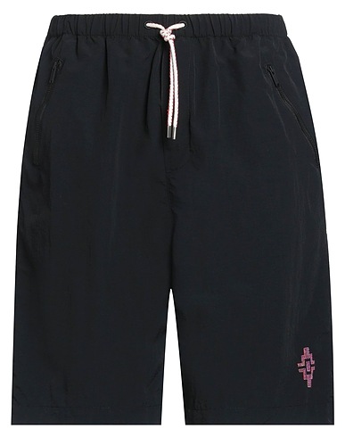 MARCELO BURLON Shorts & Bermuda Black 100% Recycled polyamide, Polyester