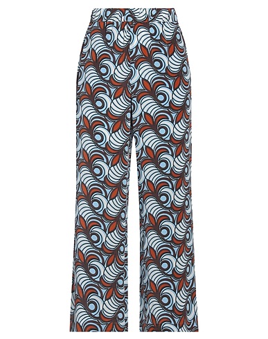 WEEKEND MAX MARA Casual trouser Sky blue 100% Silk