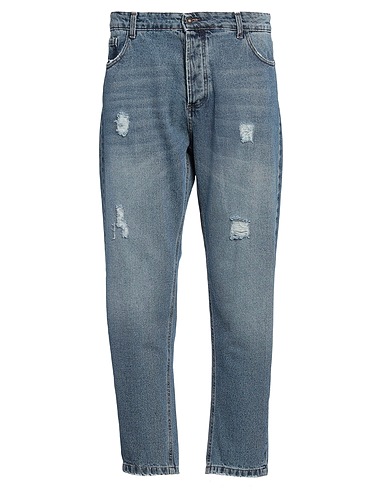 STILOSOPHY Denim pants Blue 100% Cotton