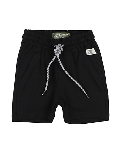 PETROL INDUSTRIES Co. Shorts & Bermuda Nero 65% Cotone riciclato, 35% Poliestere riciclato