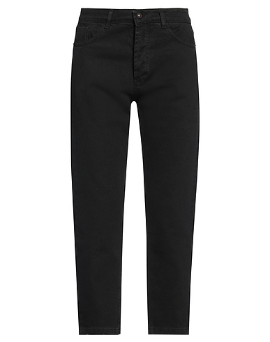 STILOSOPHY Denim trousers Black 100% Cotton