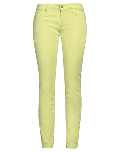 DRYKORN Casual trouser Lime green 98% Cotton, 2% Elastane