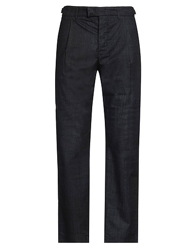 EMPORIO ARMANI for C.P. COMPANY Casual pants Midnight blue 100% Wool, Polyurethane resin