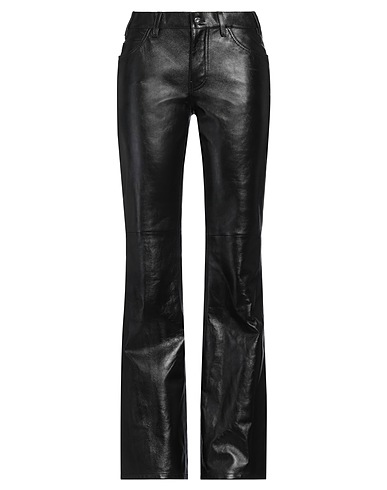 CELINE Casual trouser Black 100% Lambskin