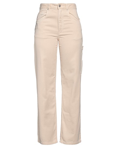 ISABEL MARANT Denim trousers Beige 65% Lyocell, 35% Cotton
