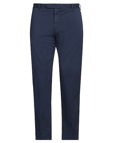 SANTANIELLO Casual pants Midnight blue 97% Cotton, 3% Elastane