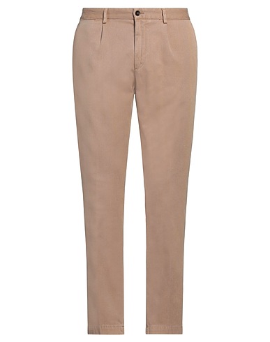 DEVORE INCIPIT Casual trouser Light brown 74% Cotton, 24% Polyester, 2% Elastane
