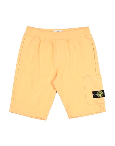 STONE ISLAND JUNIOR Pantalon en molleton Abricot 100% Coton