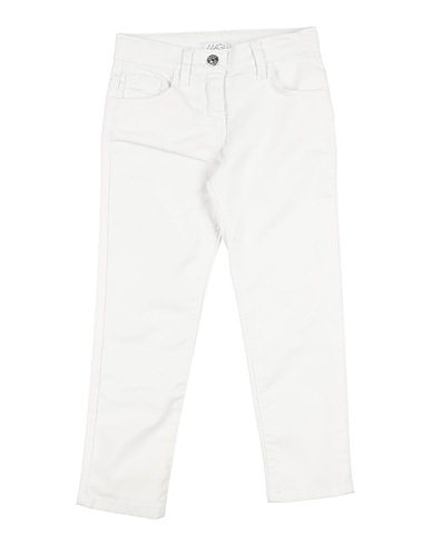 MAGIL Pantalone Bianco 98% Cotone, 2% Elastan