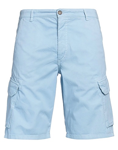 AL DUCA D'AOSTA Shorts & Bermuda Sky blue 100% Cotton