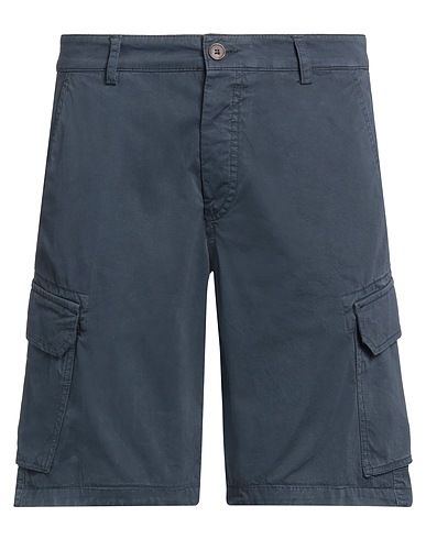 AL DUCA D'AOSTA ショートパンツ＆バミューダパンツ ミッドナイトブルー コットン 100%