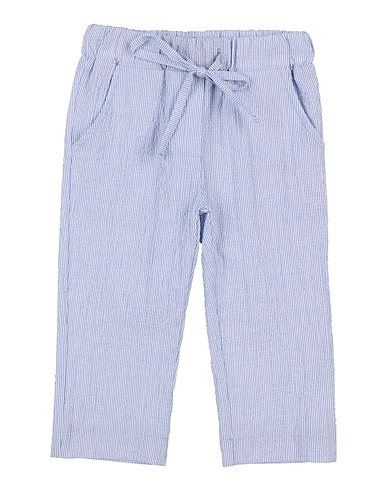 U+É Casual παντελόνι Ανοιχτό μπλε 100% Βαμβάκι