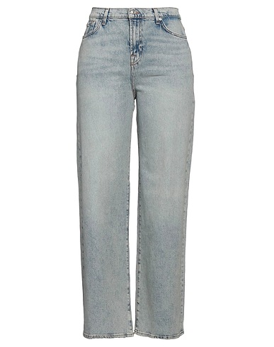 7 FOR ALL MANKIND Denim trousers Blue 99% Cotton, 1% Elastane