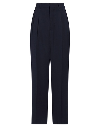 AMI ALEXANDRE MATTIUSSI Casual trouser Navy blue 55% Viscose, 45% Wool