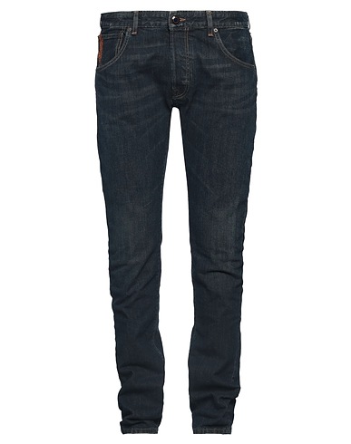 ETRO Denim trousers Blue 98% Cotton, 2% Elastane