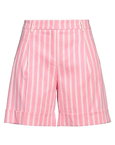 SEDUCTIVE Shorts & Bermuda Pink 51% Linen, 34% Polyester, 14% Viscose, 1% Elastane