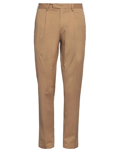 DEVORE INCIPIT Casual trouser Khaki 96% Cotton, 4% Elastane